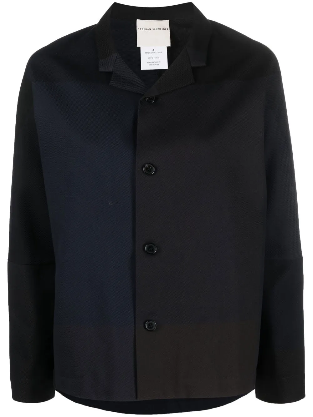 

Stephan Schneider two-tone button jacket - Black