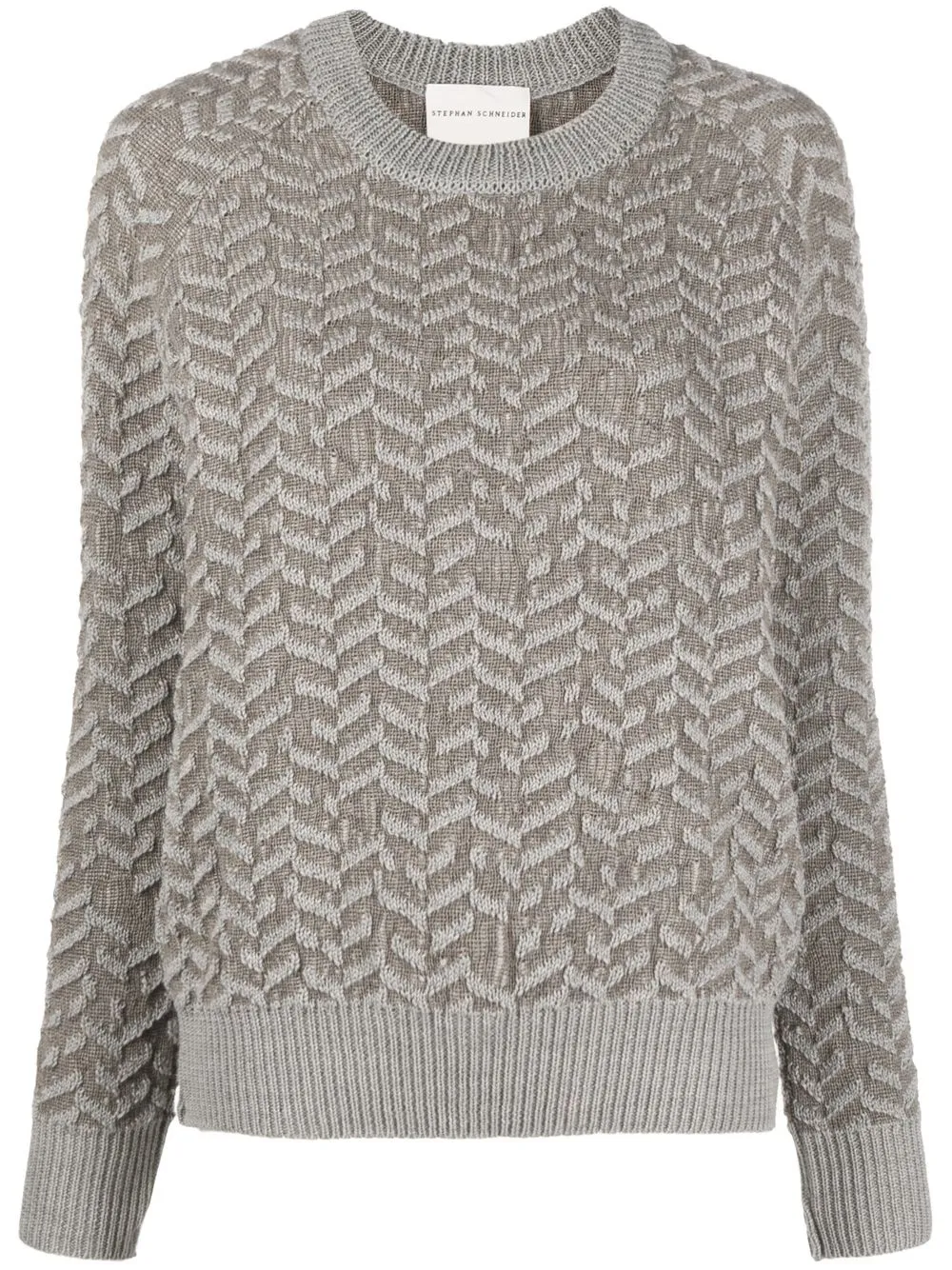 

Stephan Schneider herringbone wool jumper - 212 tan