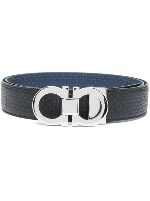 Ferragamo Gancini leather belt 