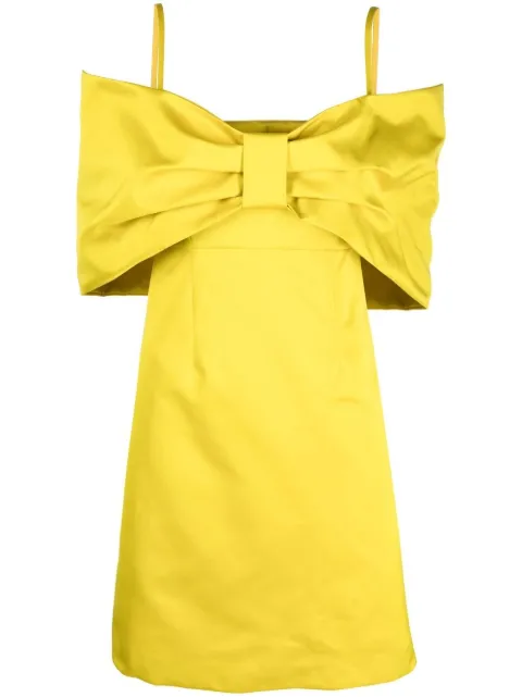 P.A.R.O.S.H. vestido con hombros descubiertos y detalle de moño
