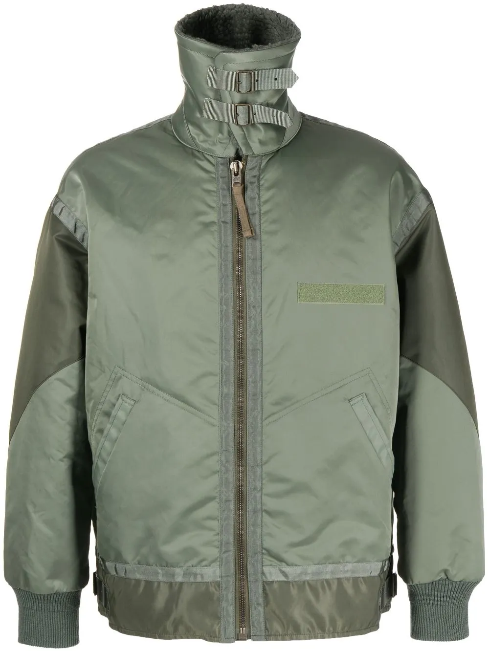 

Comme Des Garçons Homme zipped-up fastening bomber jacket - Green