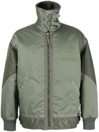 Comme Des Gar ons Homme zipped up Fastening Bomber Jacket Farfetch