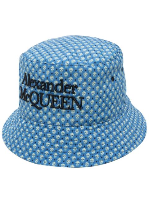 Alexander McQueen Skull-print bucket hat Men