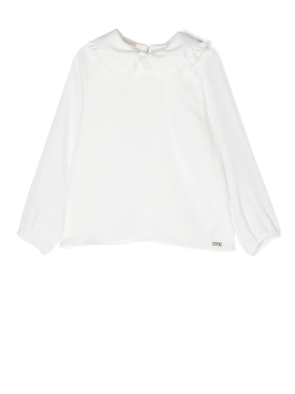 

LIU JO Peter Pan collar stretch-cotton blouse - White