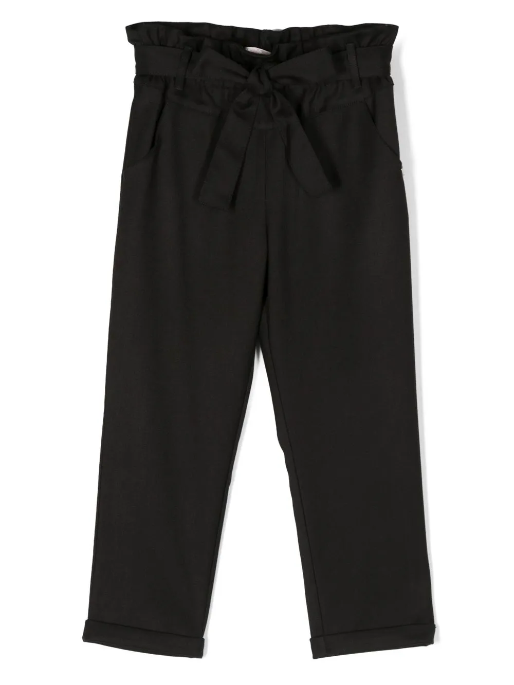 

LIU JO pantalones rectos con moño en la cintura - Negro