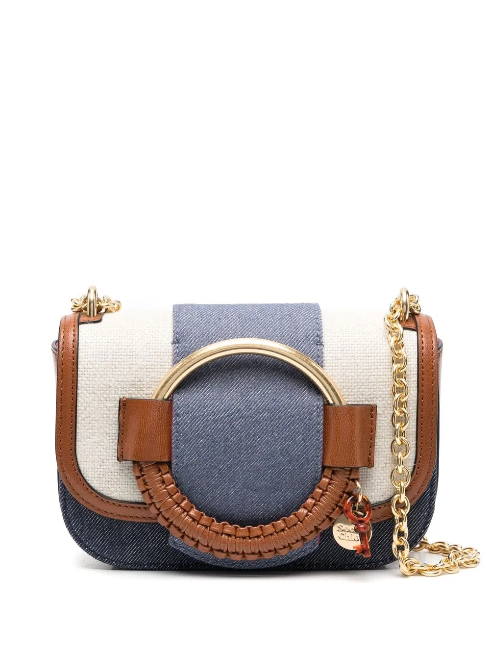 

See by Chloé Hana New patchwork crossbody bag - Blue