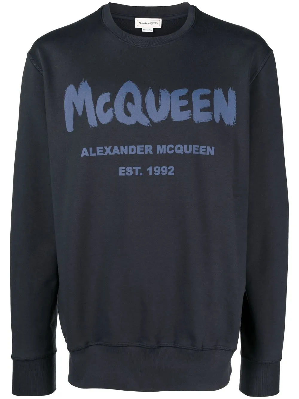 

Alexander McQueen Graffiti logo-print sweatshirt - Black