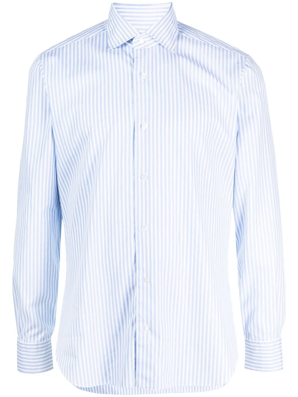 

Barba striped long-sleeve shirt - Blue