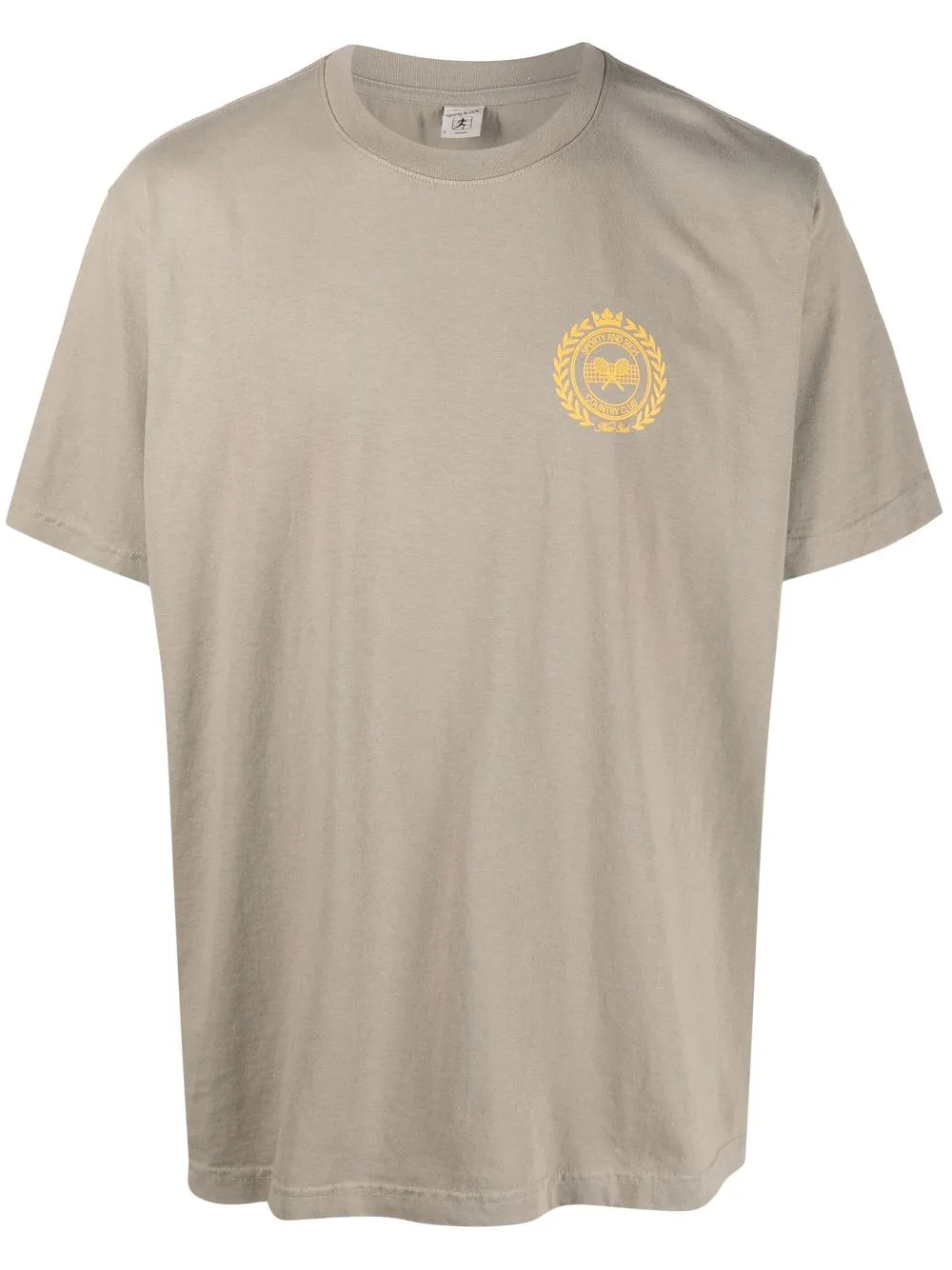 

Sporty & Rich motif print cotton T-shirt - Grey