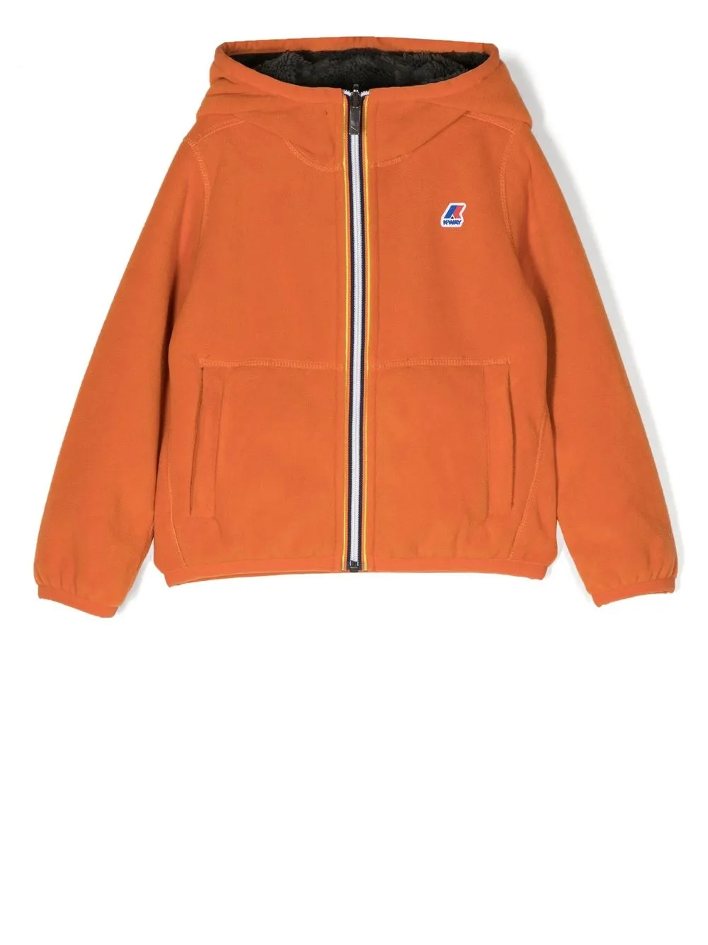 

K-Way reversible hooded jacket - Orange