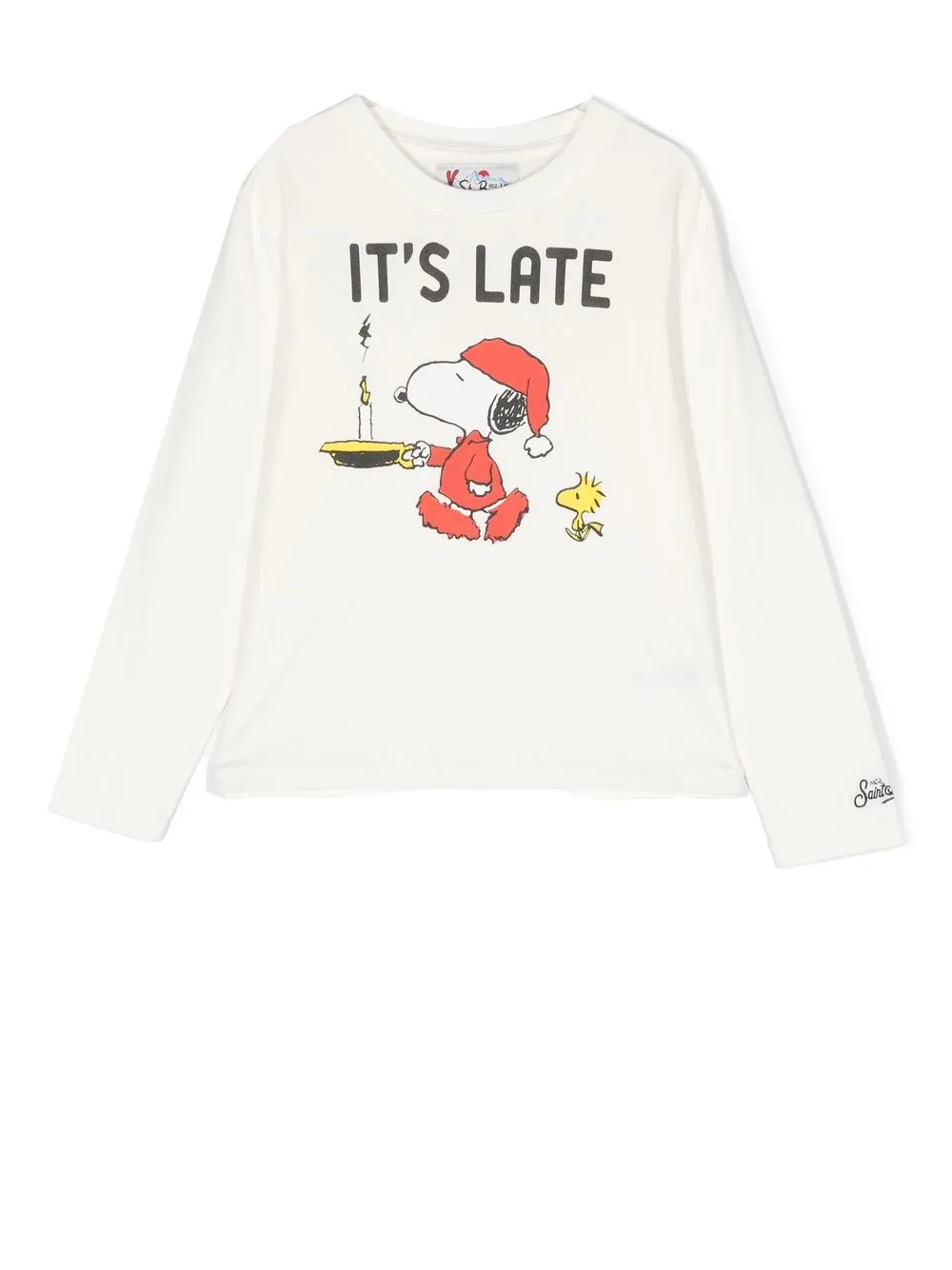 

MC2 Saint Barth Kids playera con estampado de caricatura de MC2 Saint Barth Kids x Peanuts - Blanco