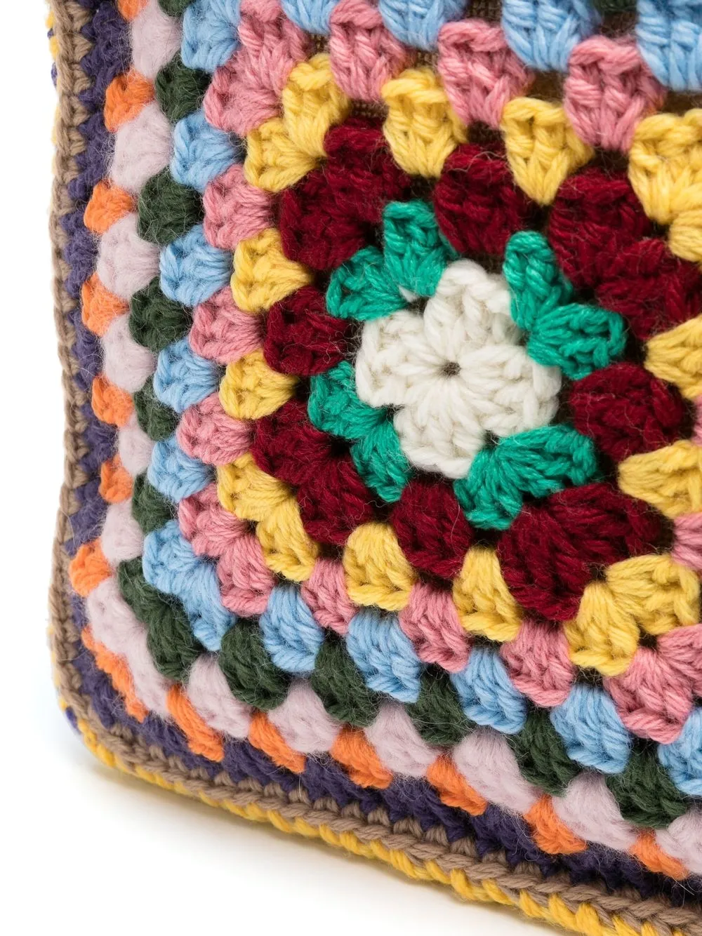 La Milanesa Bamboo Top handle Crochet Tote Bag Farfetch