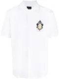 Billionaire embroidered-logo polo shirt - White