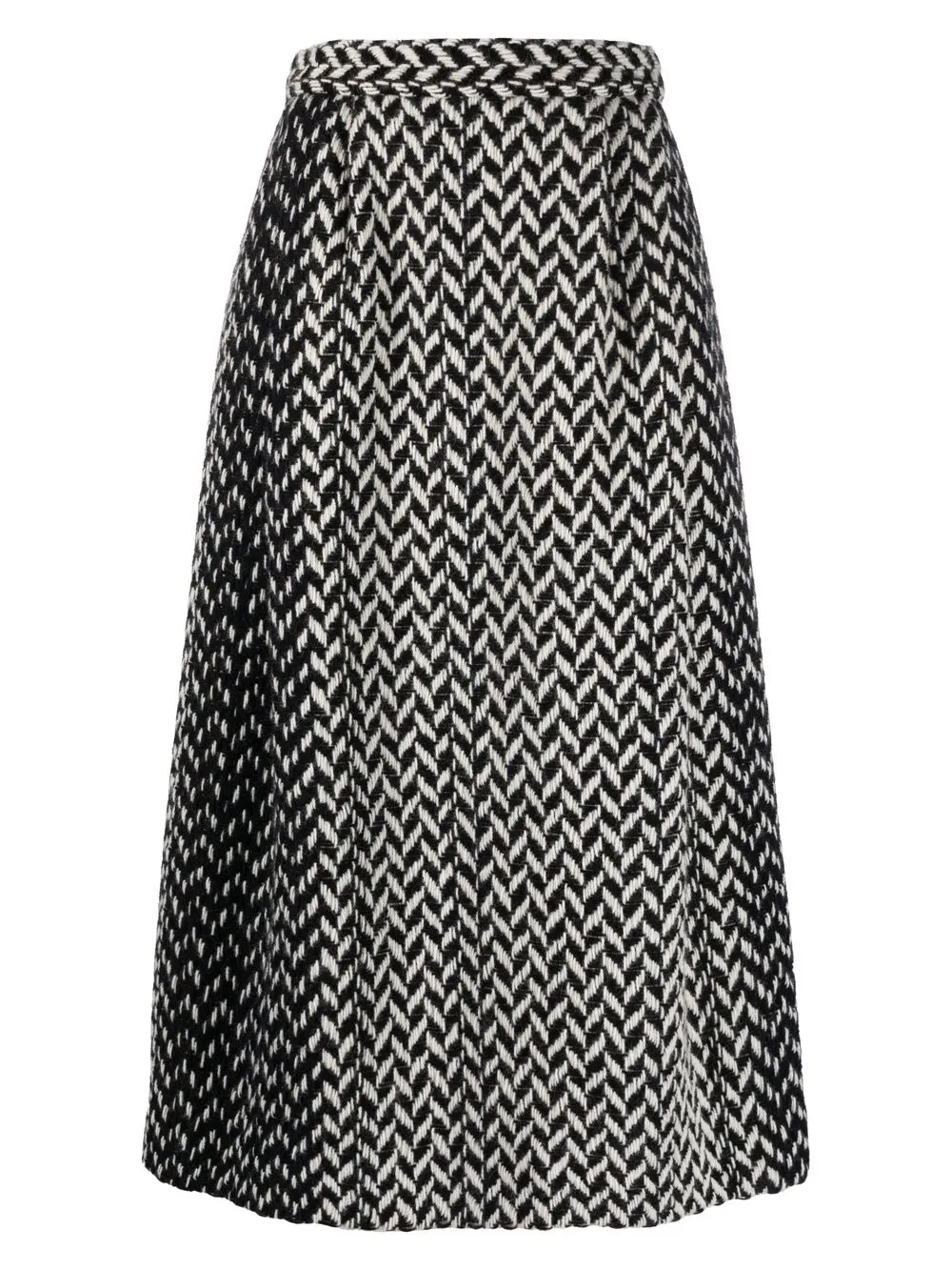 

Stephan Schneider pleated flared midi skirt - Black