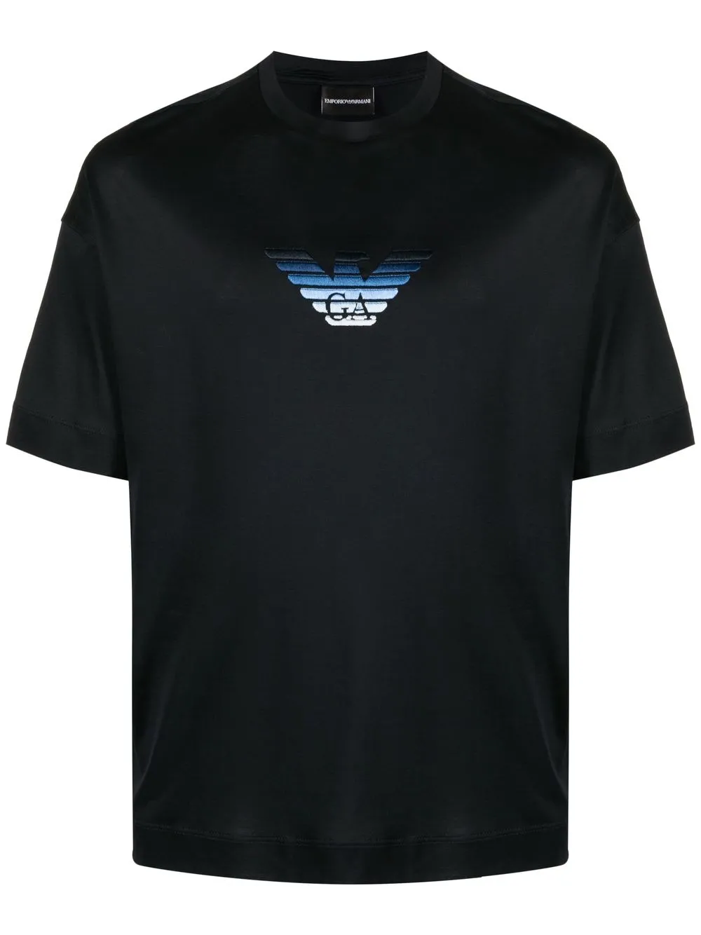 

Emporio Armani playera manga corta con estampado gráfico - Azul