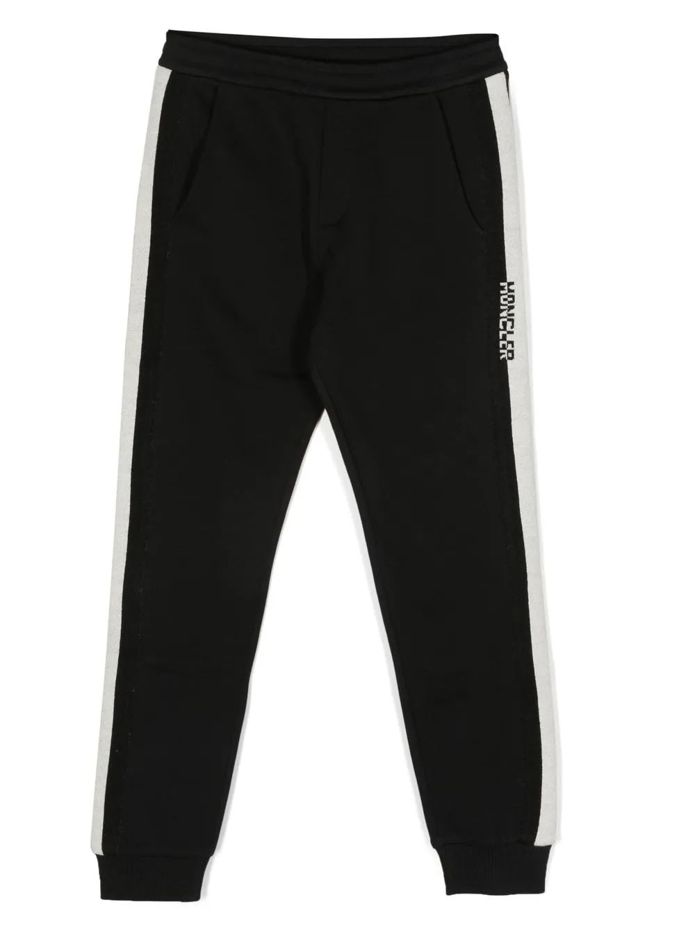 

Moncler Enfant jacquard logo-tape track pants - Black