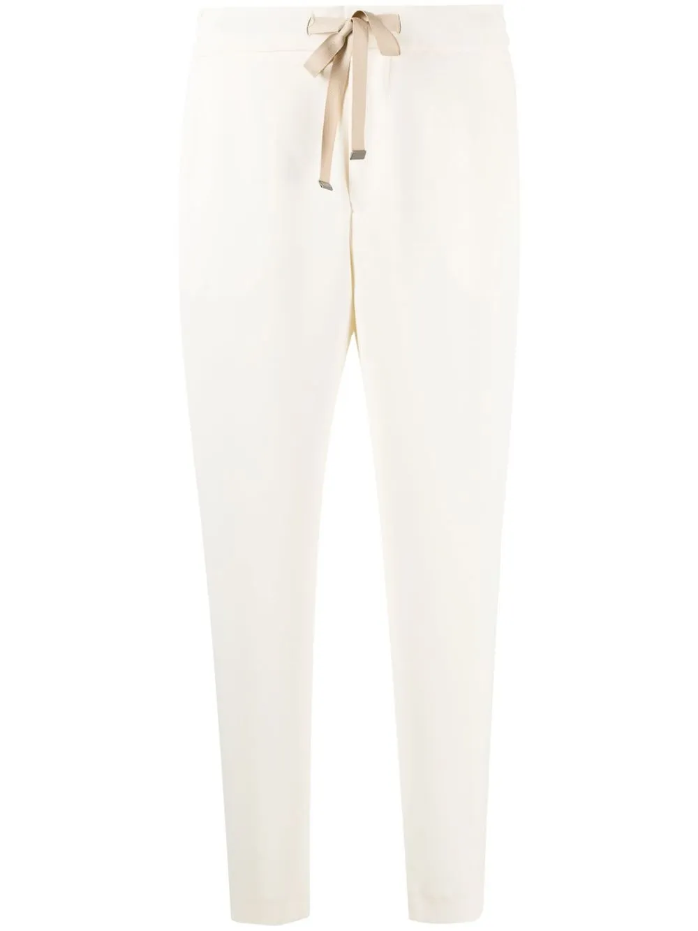 

PT Torino drawstring-waist straight-leg trousers - White