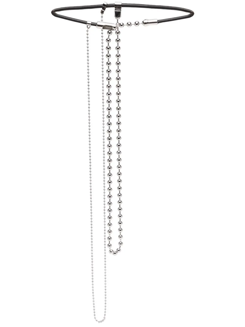 

PUBLISHED BY ball-chain harness belt - Black