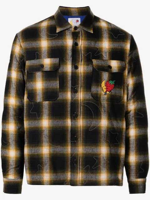 Sky High Farm quilted flannel shirt 