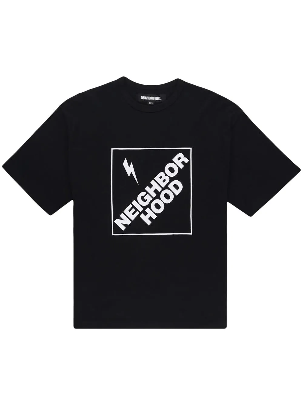 

Neighborhood logo-print short-sleeve T-shirt - Black