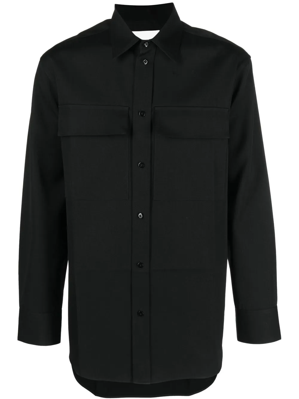 

Jil Sander button-up oversized shirt - Black