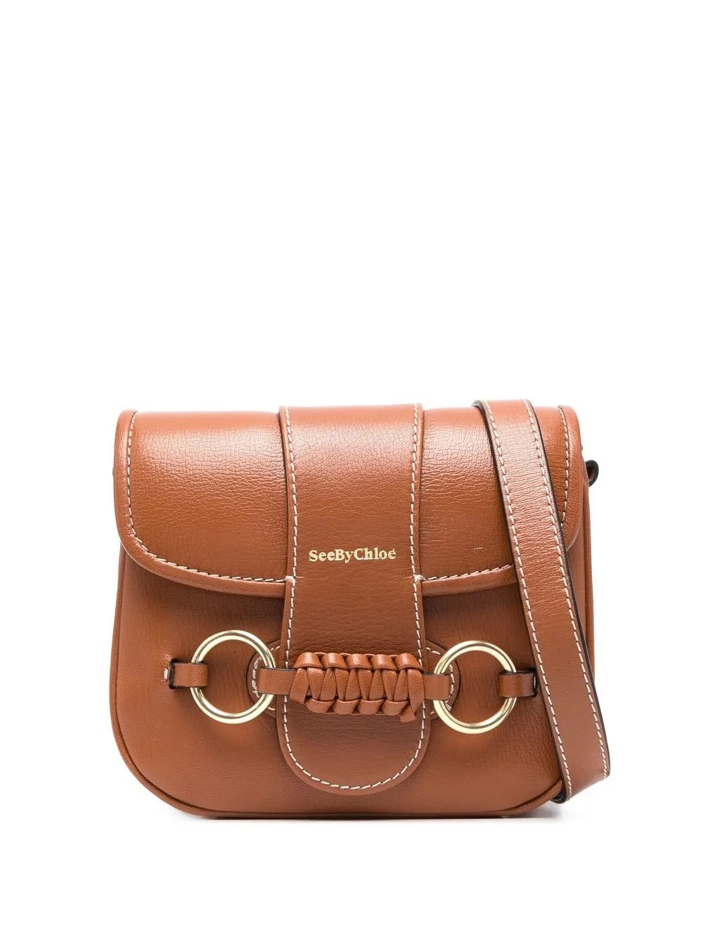 

See by Chloé Saddie leather shoulder bag - Brown