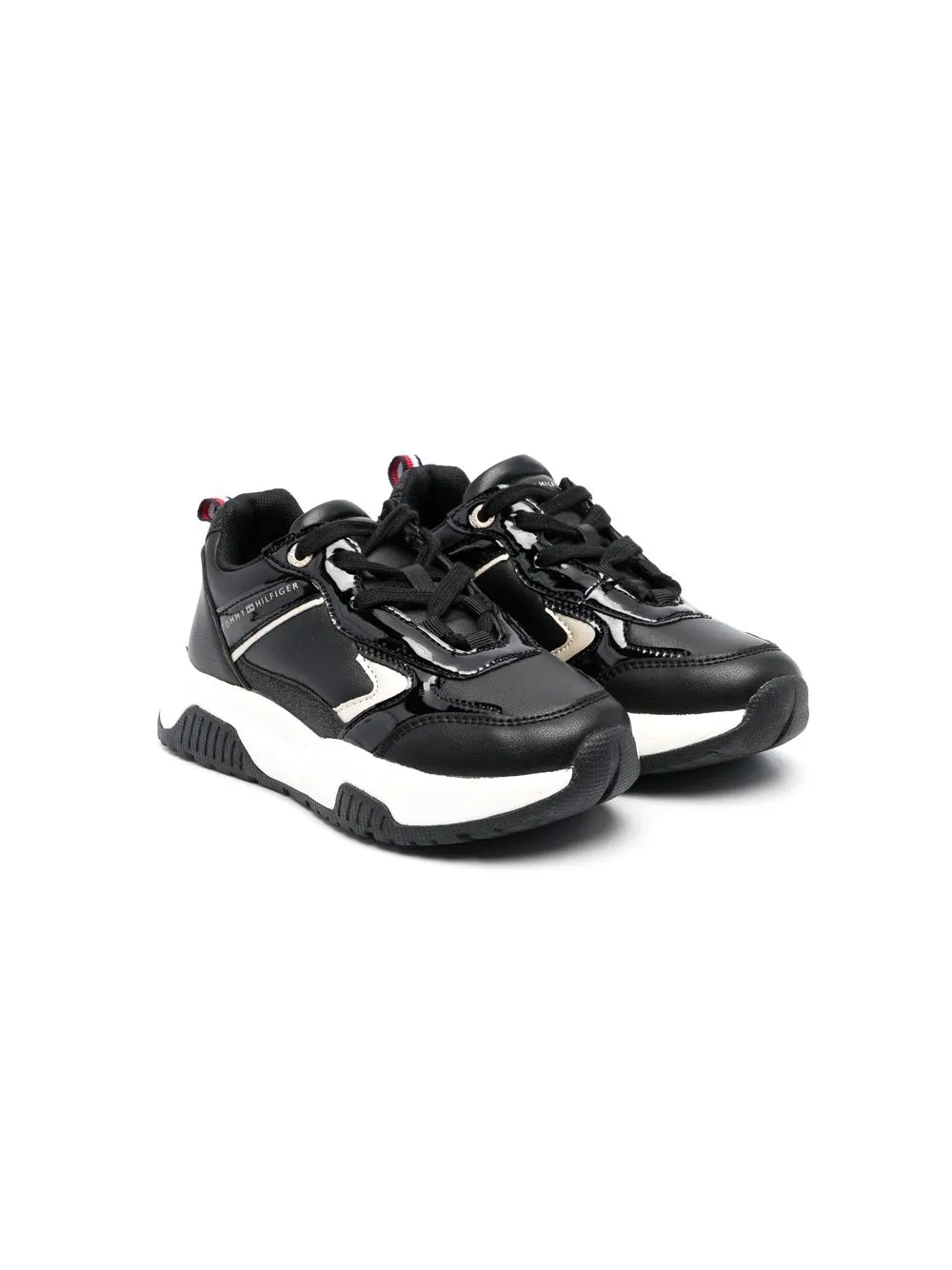 

Tommy Hilfiger Junior low-top lace-up sneakers - Black
