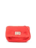 Furla faux-fur crossbody bag - Red