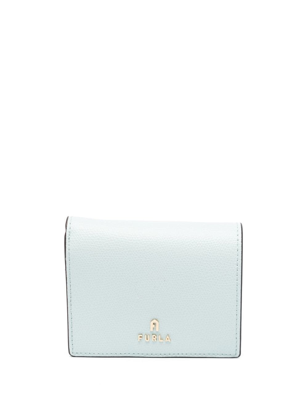 Furla Bi-fold Leather Wallet In Blue