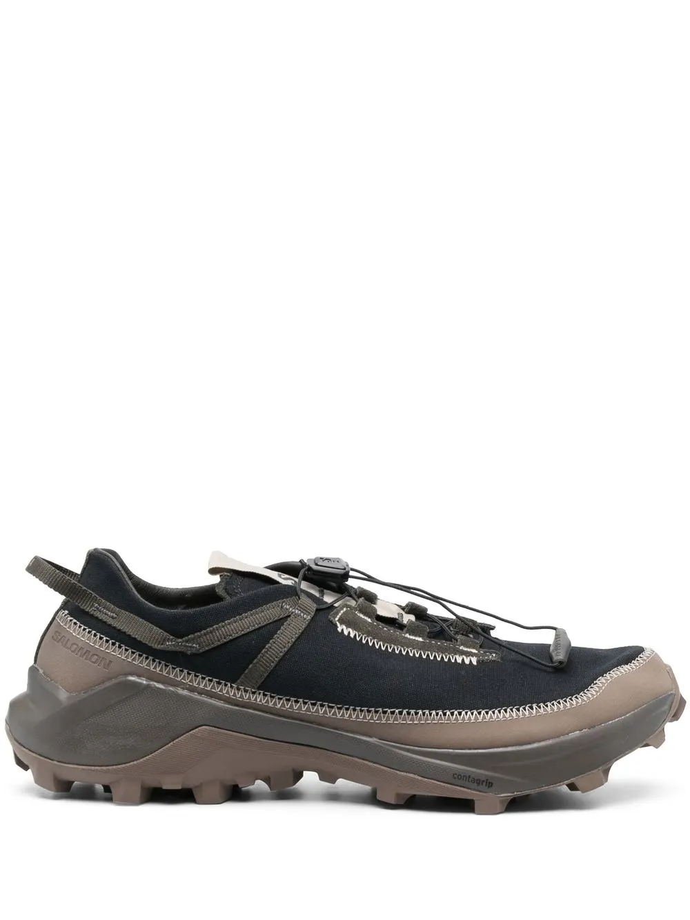 

RANRA stitch detailing panelled sneakers - Black
