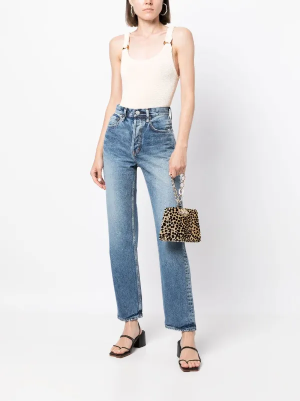 Moussy Vintage Trenton Wide straight-leg Jeans - Farfetch