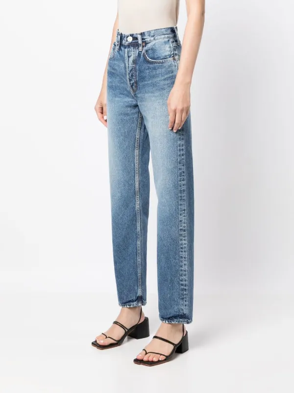 Moussy Vintage Trenton Wide straight-leg Jeans - Farfetch