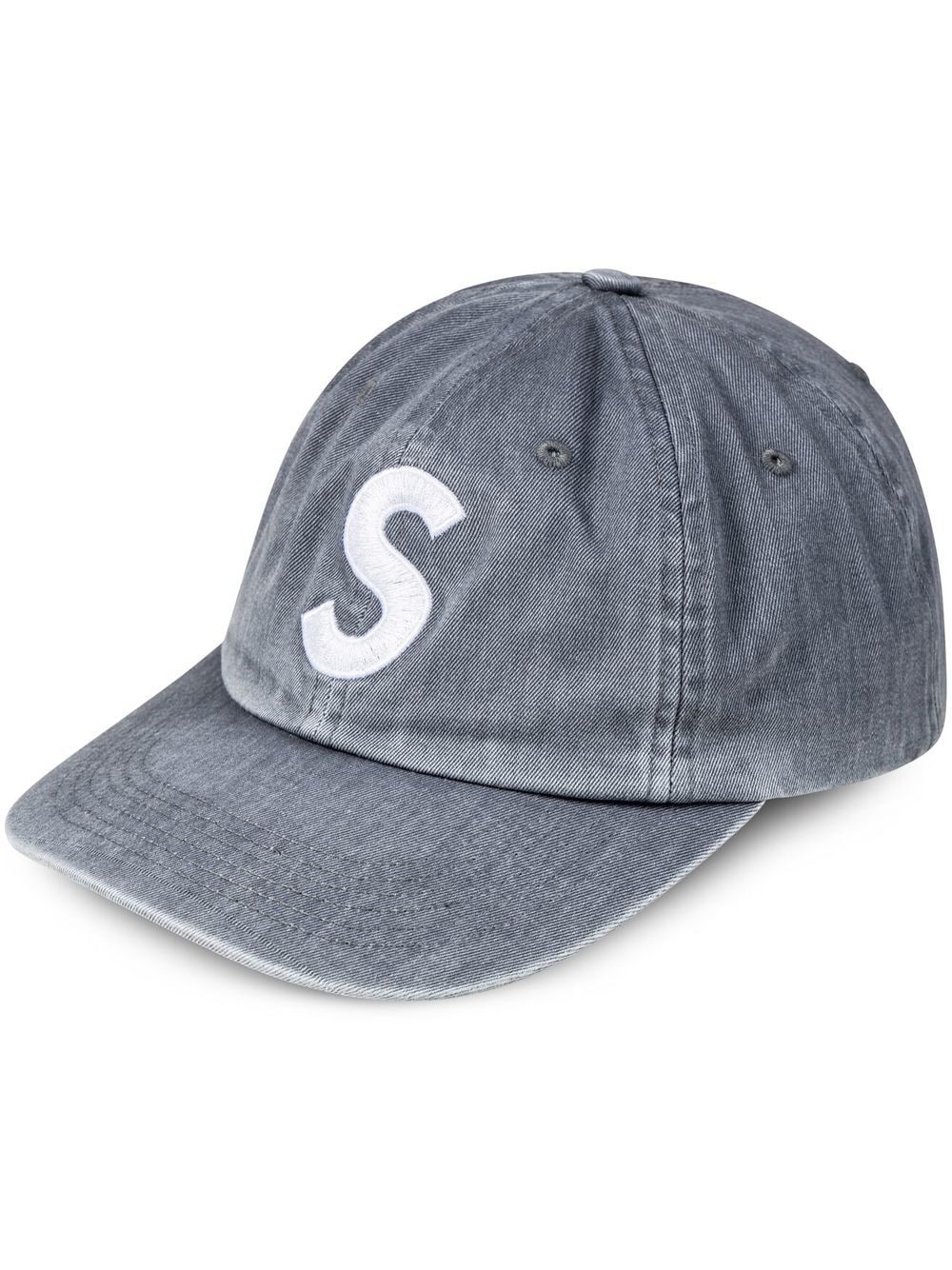 

Supreme S-logo 6-panel cap - Grey