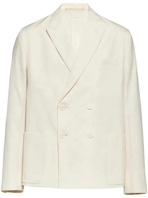 Prada double breasted outlet blazer