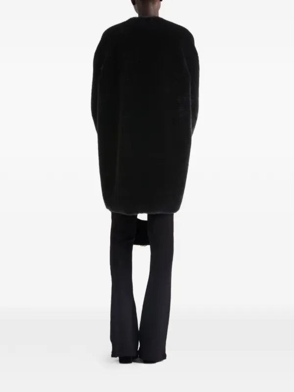 Prada Aspen faux-fur Coat | Black | FARFETCH