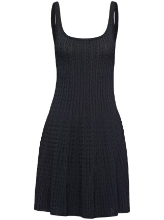 Prada Sleeveless Viscose Minidress - Farfetch