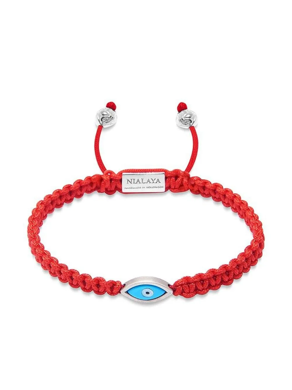 

Nialaya Jewelry evil eye-detail string bracelet - Red