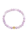 Nialaya Jewelry logo-bead amethyst stone bracelet - Purple