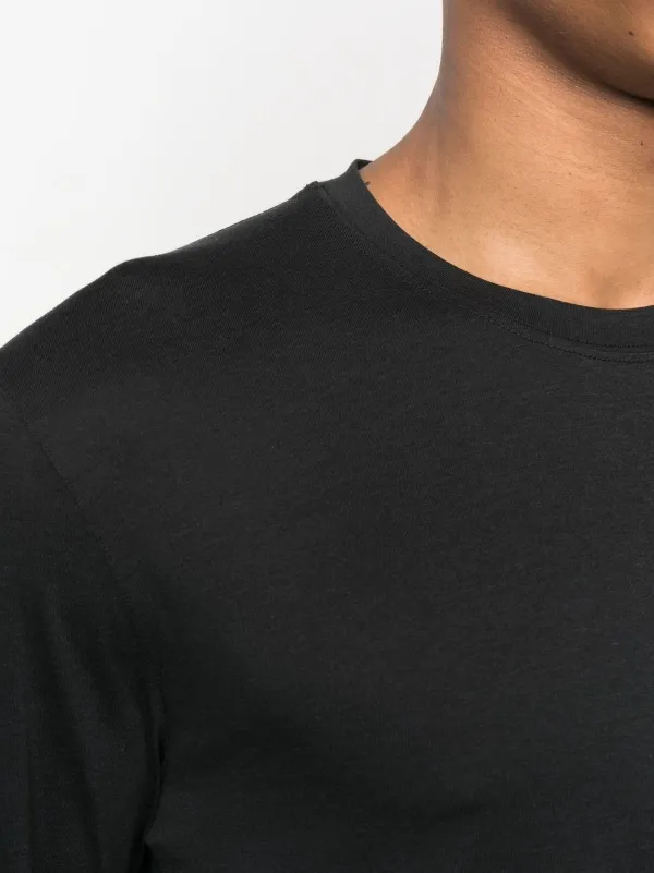 TOMFORD ロンクスリフクルネックTシャツ JCL006JMT002S23 AW002 TOM FORD long-sleeve lyocell-blend T-shirt | Blue | FARFETCH
