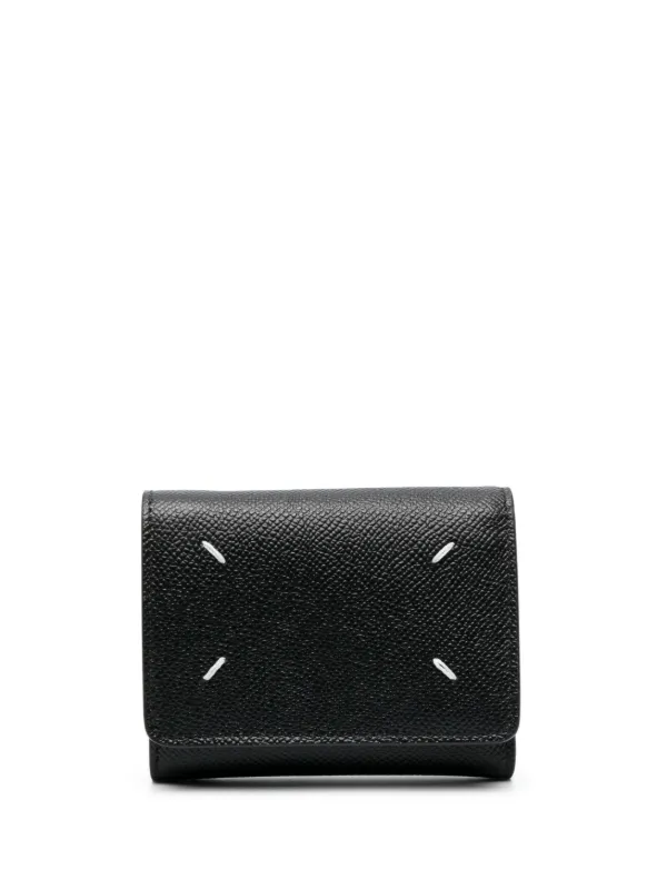 Maison Margiela tri-fold Leather Wallet - Farfetch