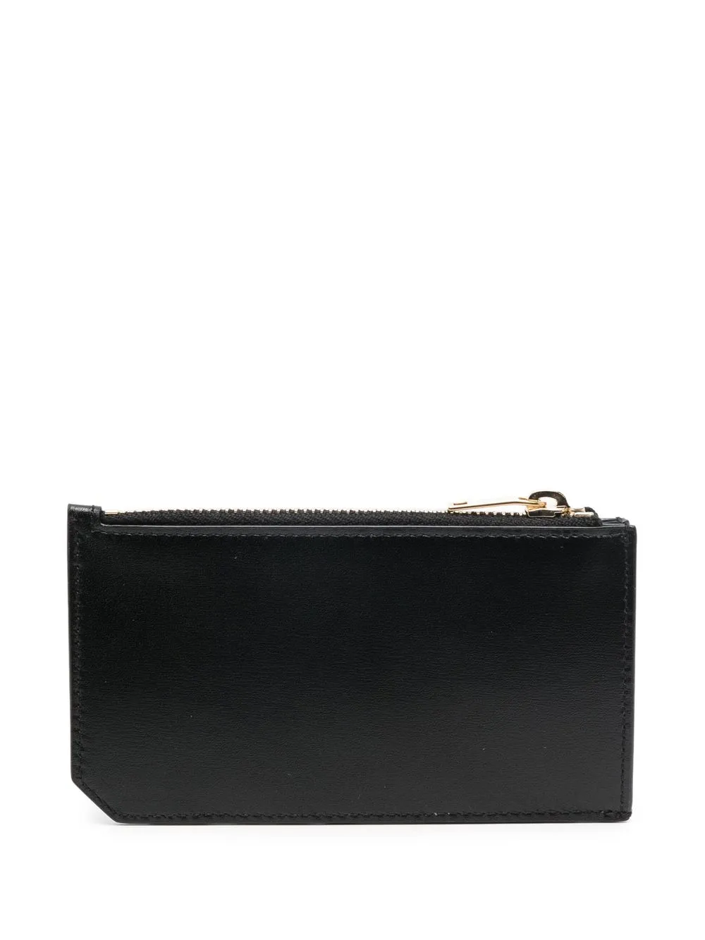 Saint Laurent Leren portemonnee - Zwart