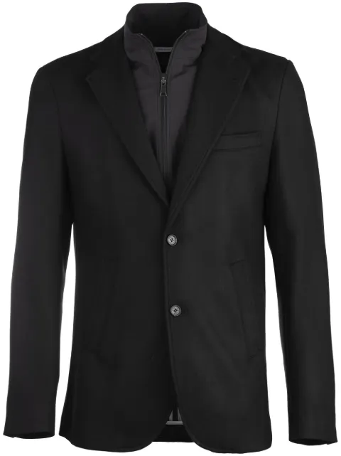 Norwegian Wool layered-design wool-cashmere blazer