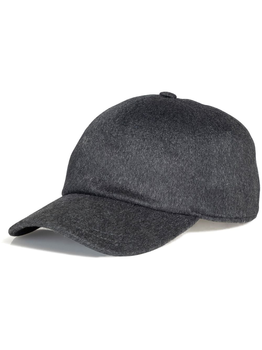 Norwegian Wool Embroidered-logo Cashmere Cap In Grey