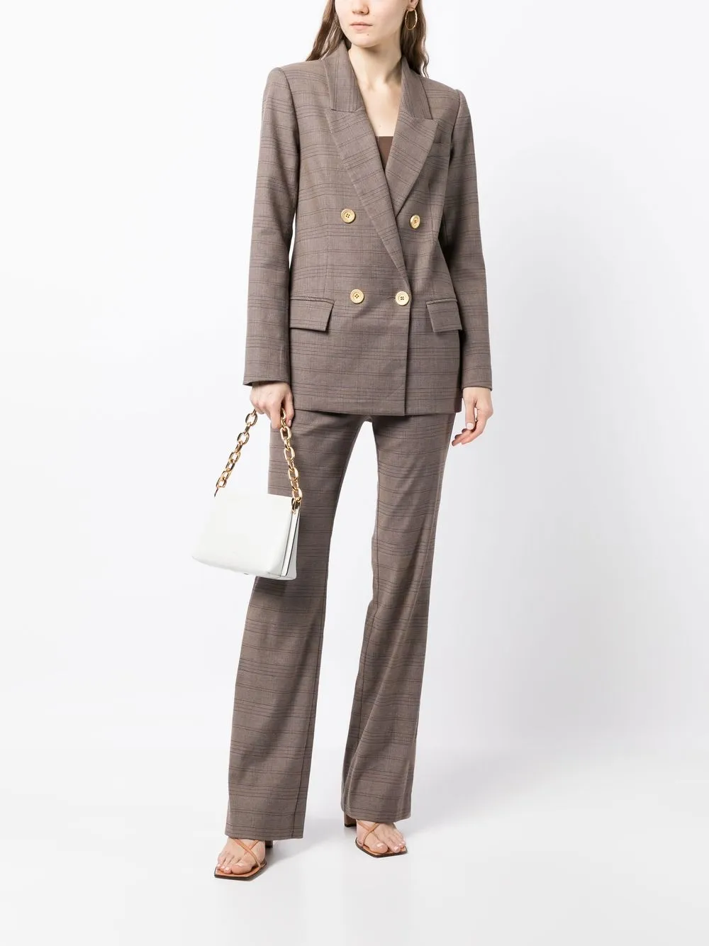 MANNING CARTELL Blazer met dubbele rij knopen - Bruin