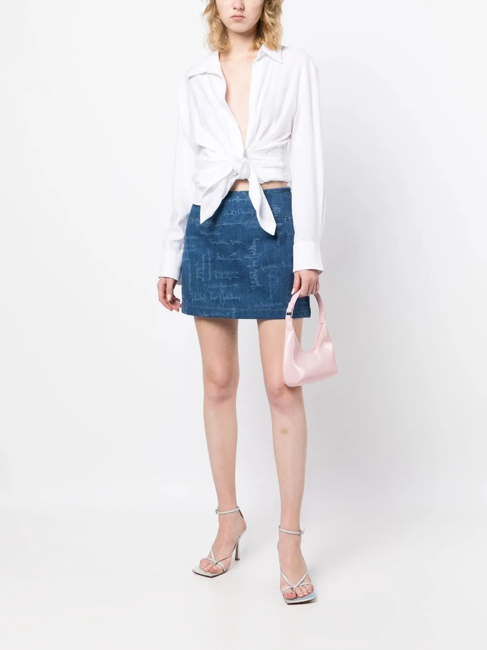 MANNING CARTELL Denim mini-rok - Blauw