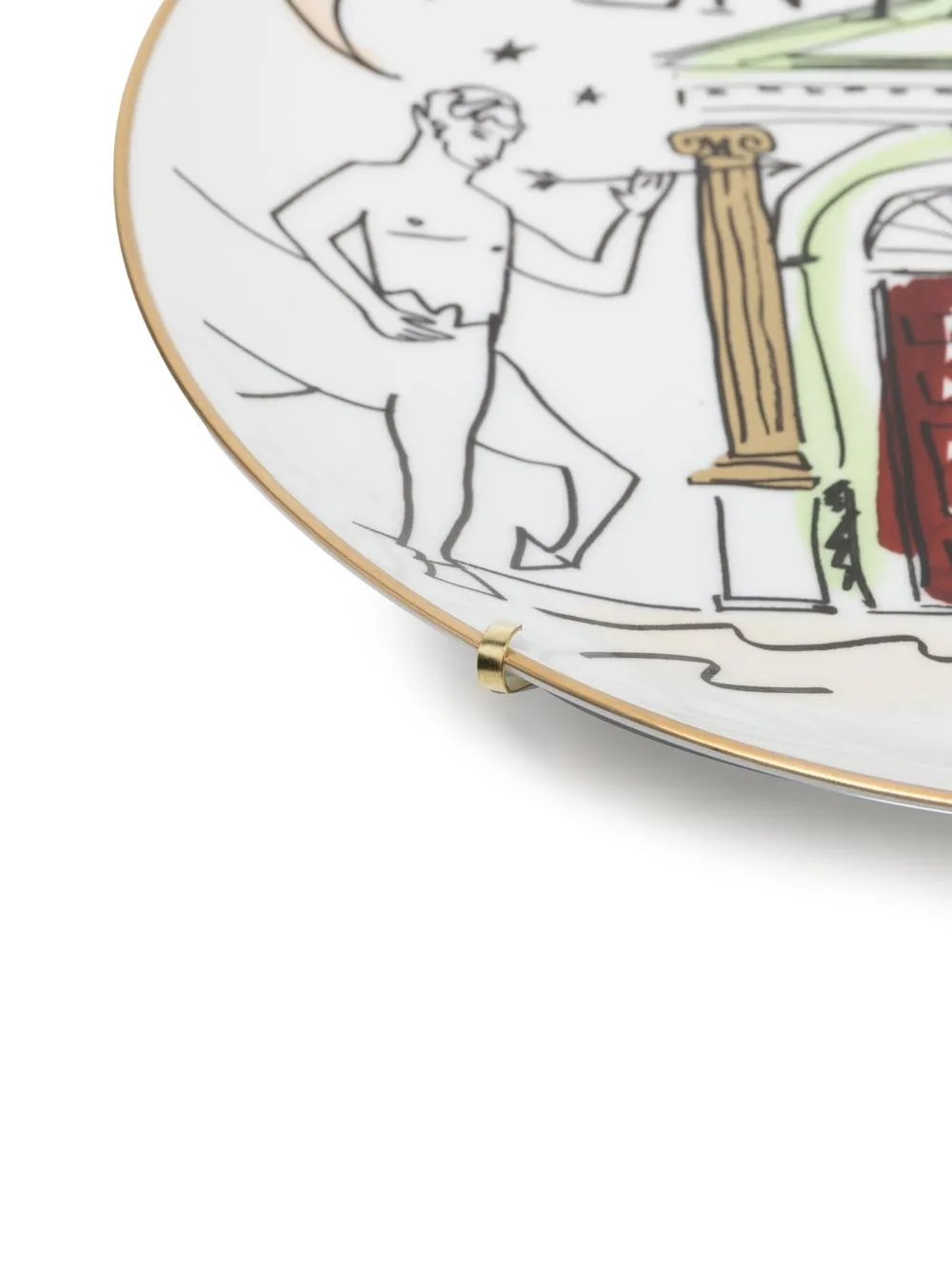 Ginori 1735 Palazzo Centauro Porcelain Plate In White