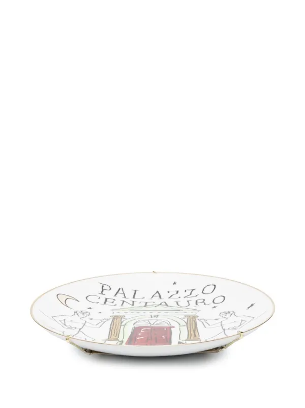 GINORI 1735 Palazzo Centauro Porcelain Plate | White | FARFETCH ZA