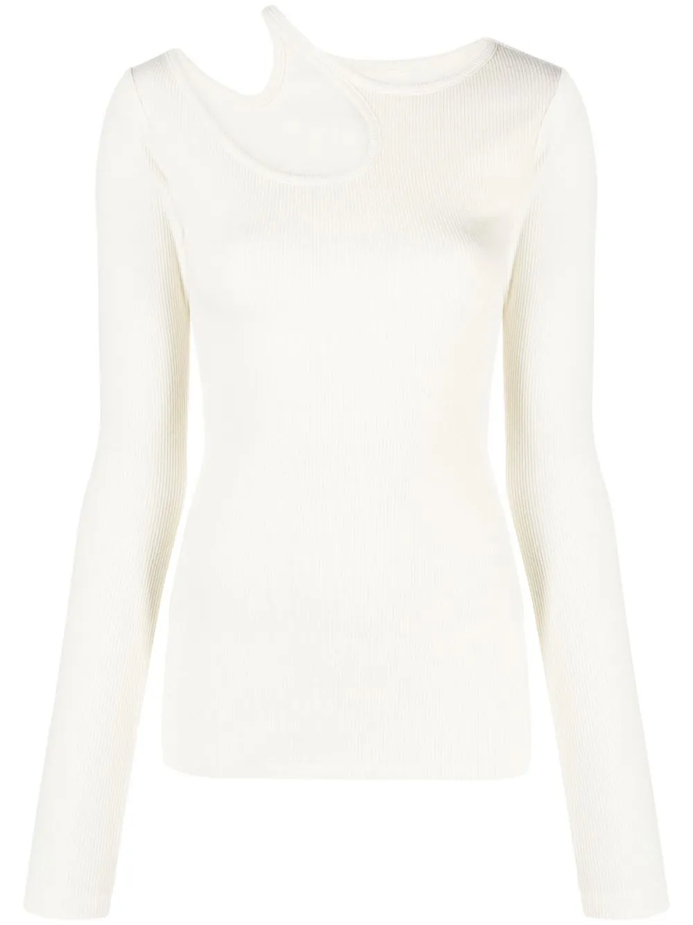 

Low Classic cut-out detail top - Neutrals