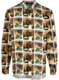 Denim Tears Sky High Farm printed shirt - Brown