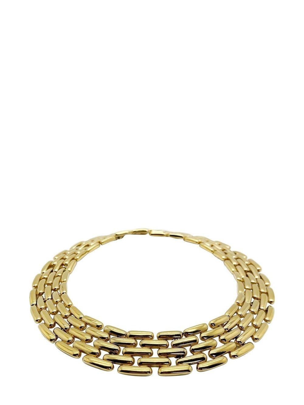 Pre-owned Givenchy 1980s Chain-link Choker Necklace In Metallic